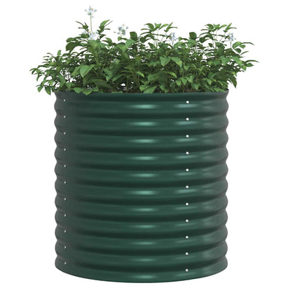 Letto rialzato da giardino Verde 80 x 80 x 81 cm Acciaio - homemem39