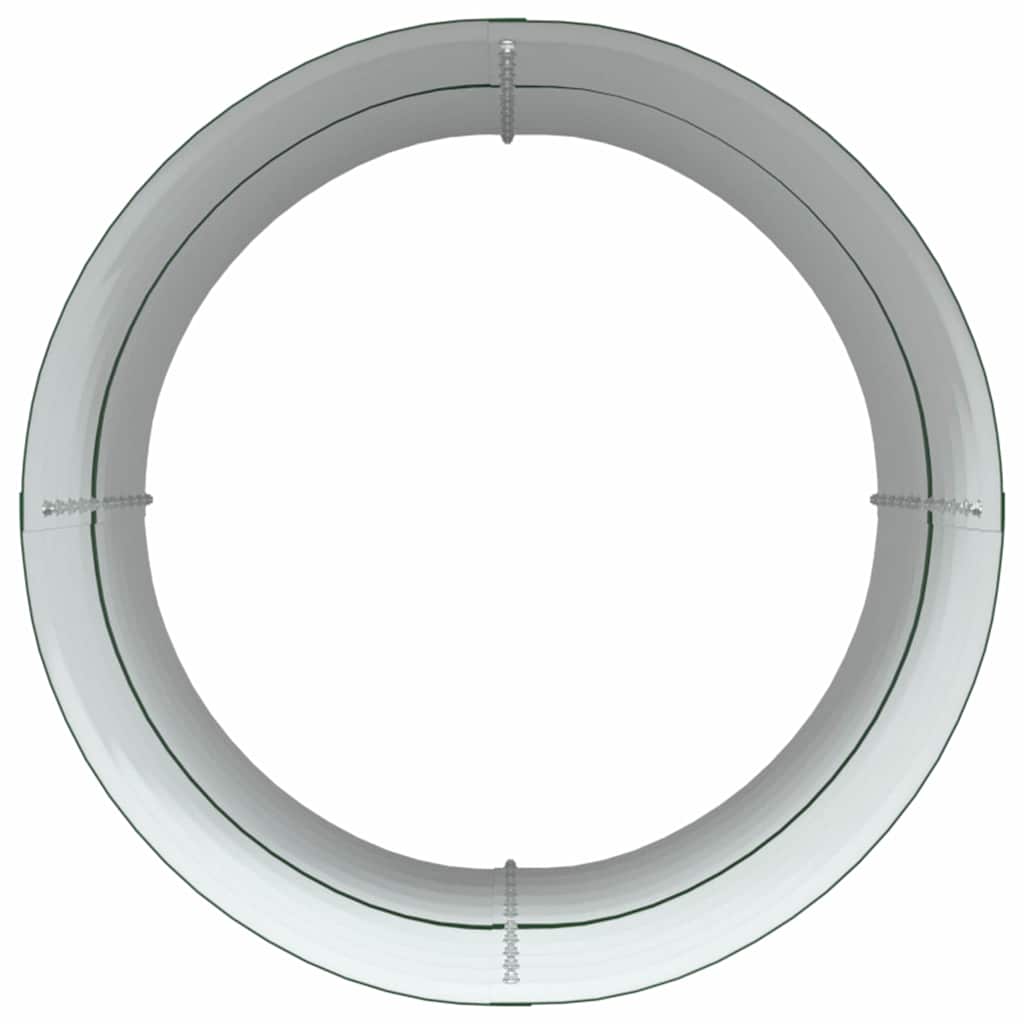 Letto rialzato da giardino Verde 80 x 80 x 81 cm Acciaio - homemem39