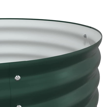 Letto rialzato da giardino Verde 400 x 80 x 44 cm Acciaio - homemem39