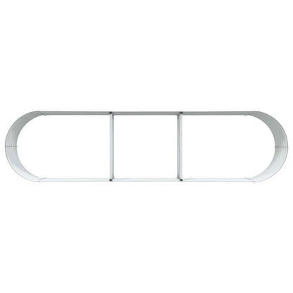 Letto rialzato da giardino Verde 320 x 80 x 44 cm Acciaio - homemem39