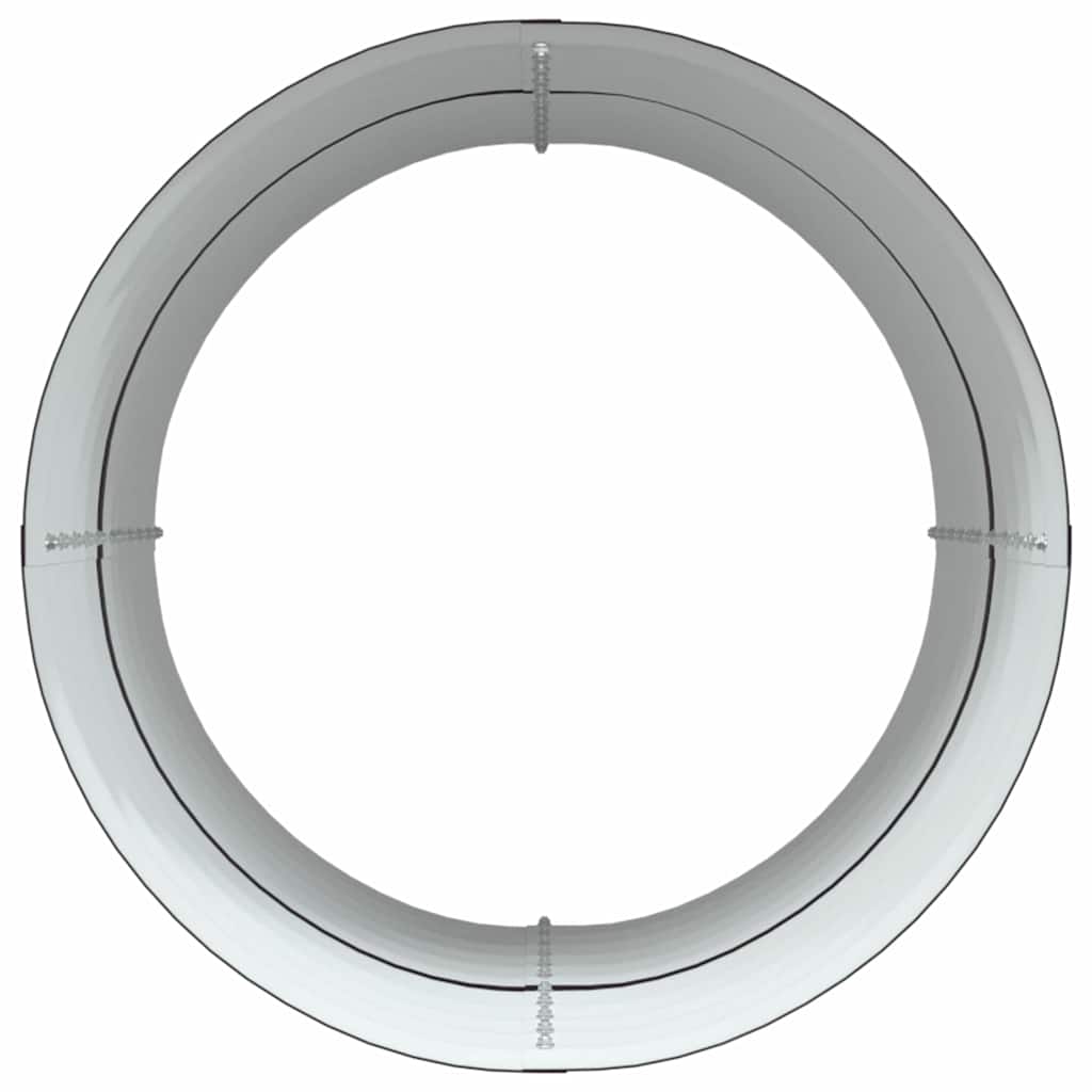 Letto rialzato da giardino Marrone 80 x 80 x 81 cm Acciaio - homemem39