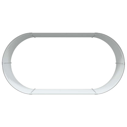 Letto rialzato da giardino Marrone 160 x 80 x 44 cm Acciaio - homemem39