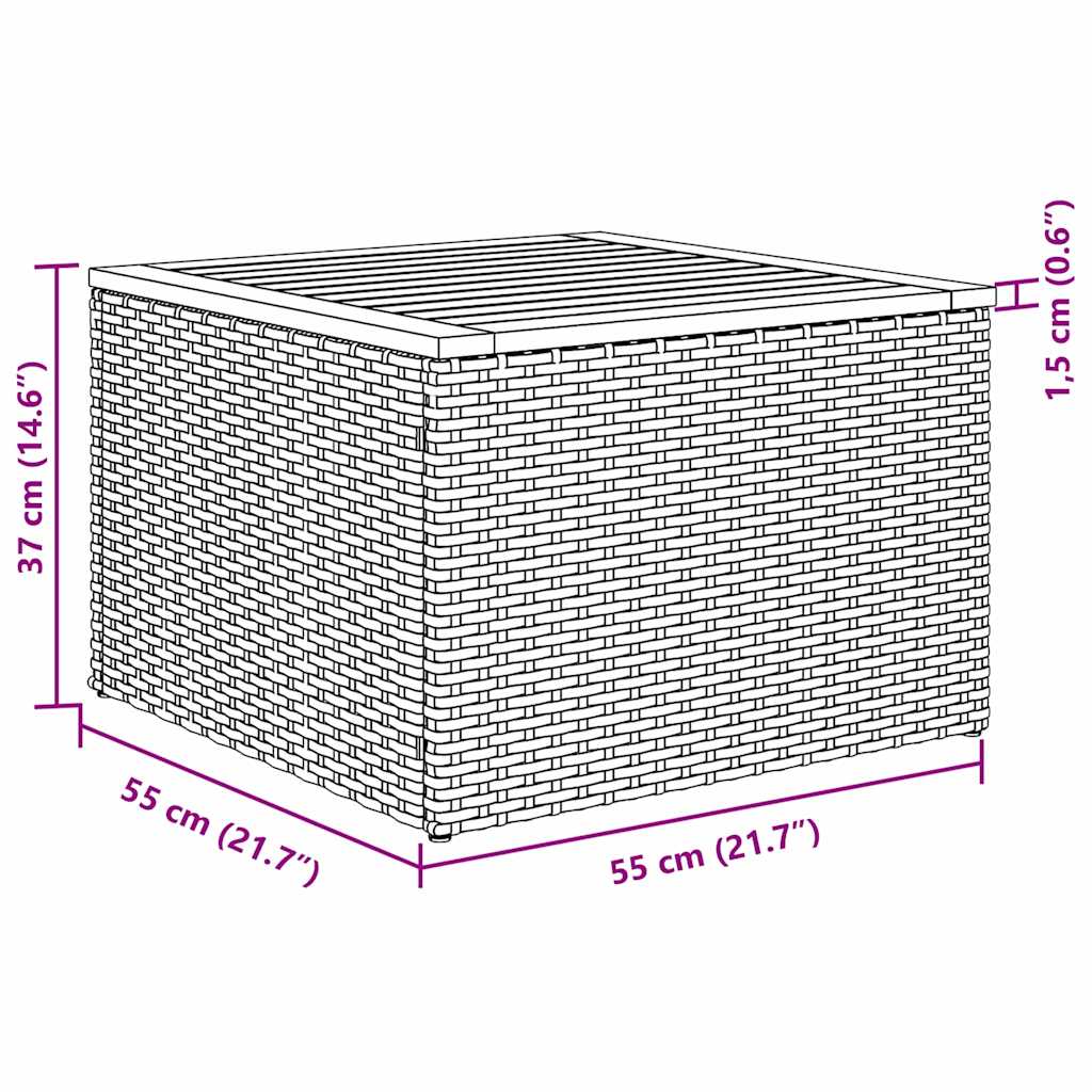 Set Divano da Giardino 5 pz Nero polyrattan | homemem39