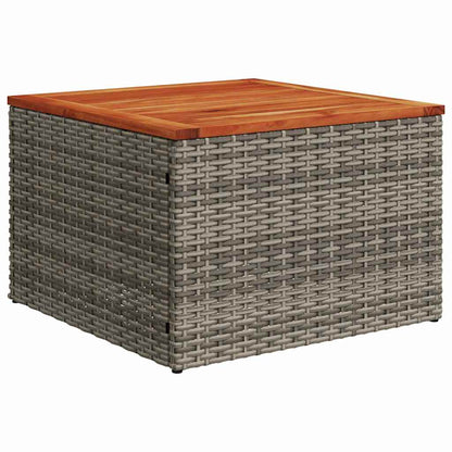 Set Divano da Giardino con cuscino 8 pcs Grigio polyrattan | homemem39