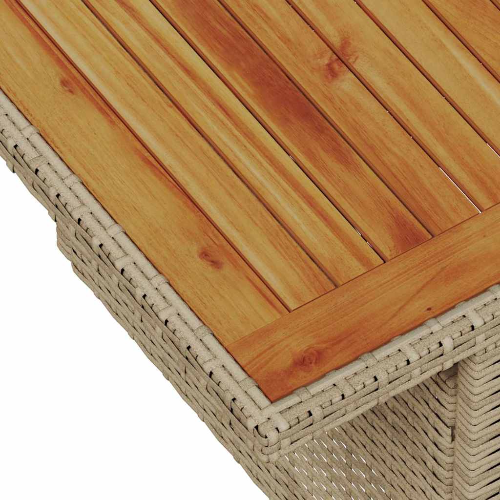 Set Divano da Giardino 7 pz Beige e Grigio Chiaro polyrattan | homemem39