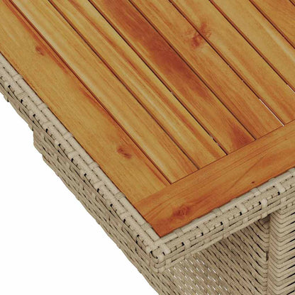 Set Divano da Giardino 7 pz Beige e Grigio Chiaro polyrattan | homemem39