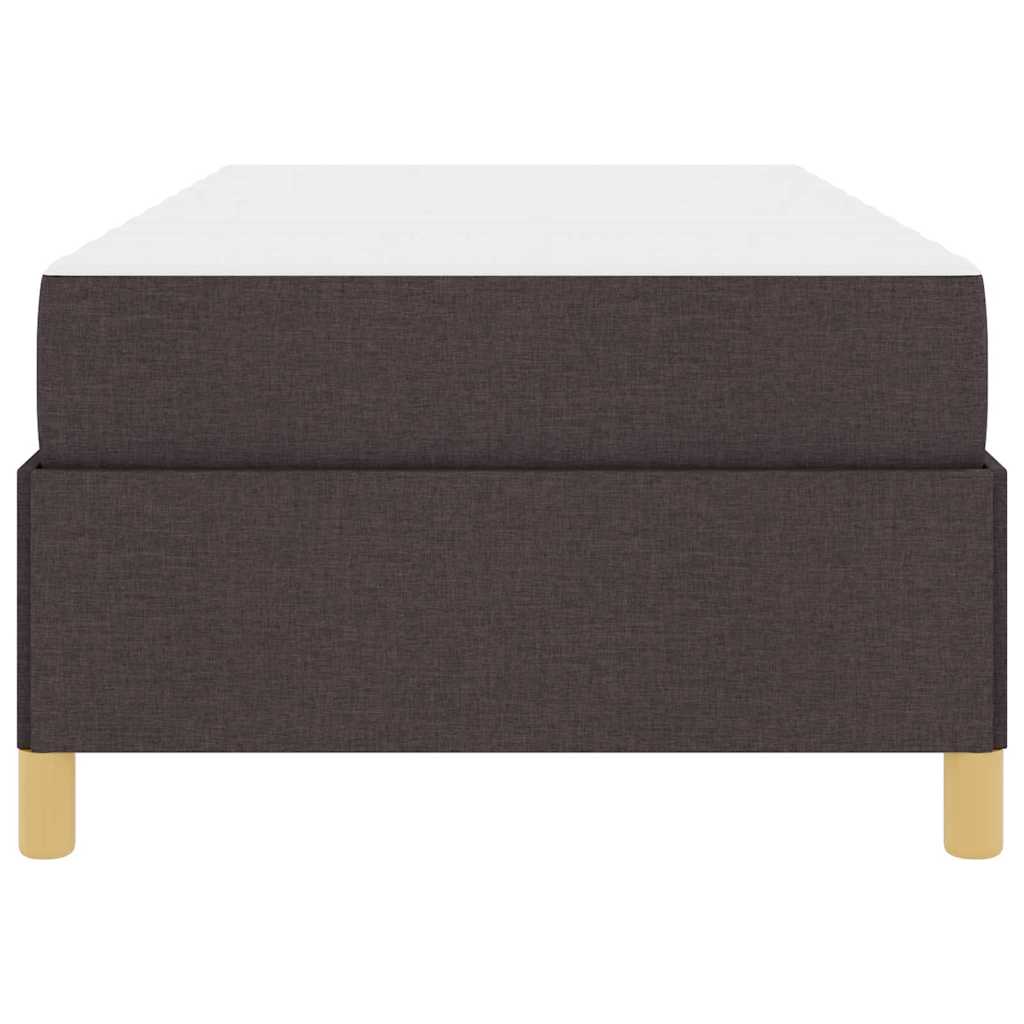 Struttura del letto Marrone Scuro 90 x 200 cm Tessuto