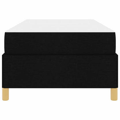 Struttura del letto con materasso Nero 100 x 200 cm Tessuto