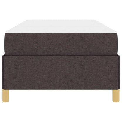 Struttura del letto Marrone Scuro 100 x 200 cm Tessuto