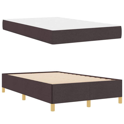 Struttura del letto Marrone Scuro 120 x 190 cm Tessuto | homemem39