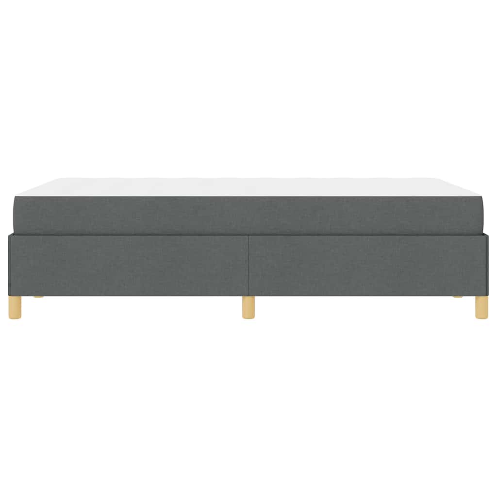 Struttura del letto Grigio scuro 120 x 200 cm Tessuto | homemem39