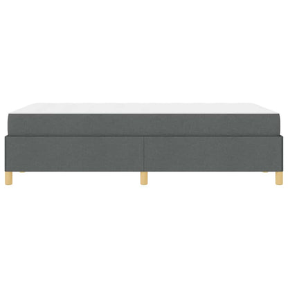 Struttura del letto Grigio scuro 120 x 200 cm Tessuto | homemem39