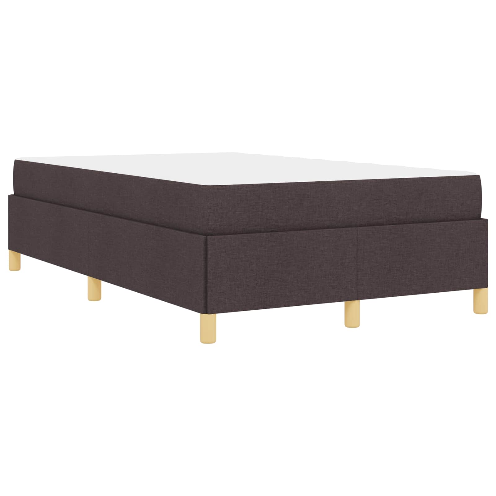 Struttura del letto Marrone Scuro 120 x 200 cm Tessuto | homemem39