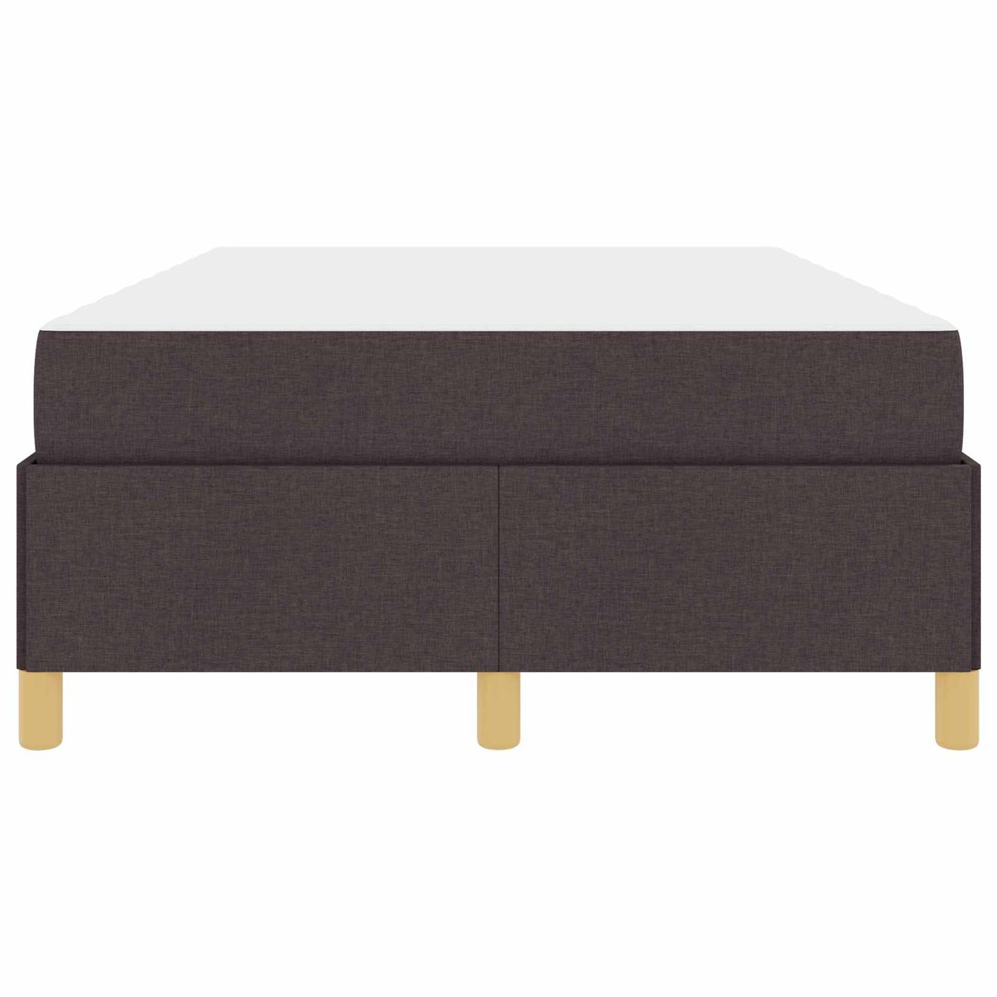 Struttura del letto Marrone Scuro 120 x 200 cm Tessuto