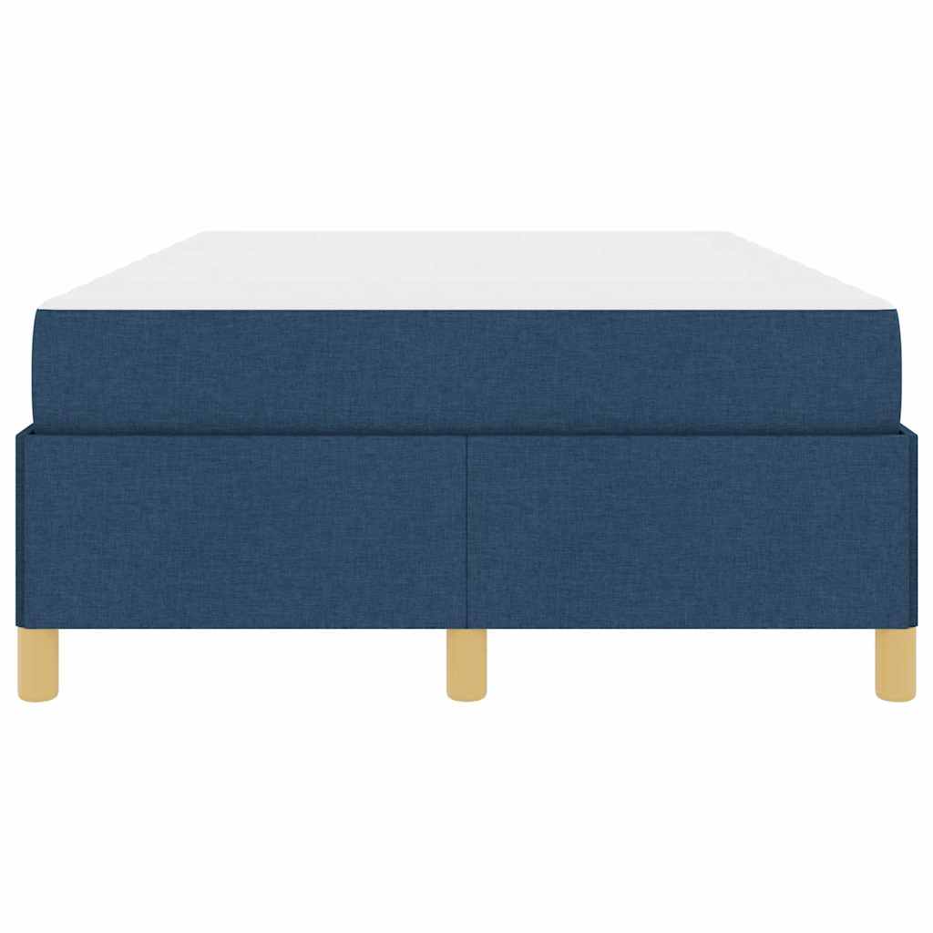 Struttura del letto con materasso Blu 120 x 200 cm Tessuto