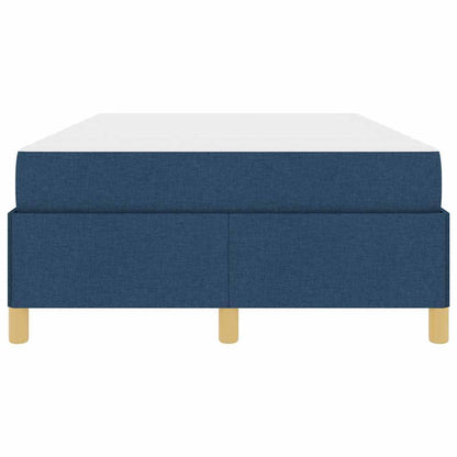 Struttura del letto con materasso Blu 120 x 200 cm Tessuto