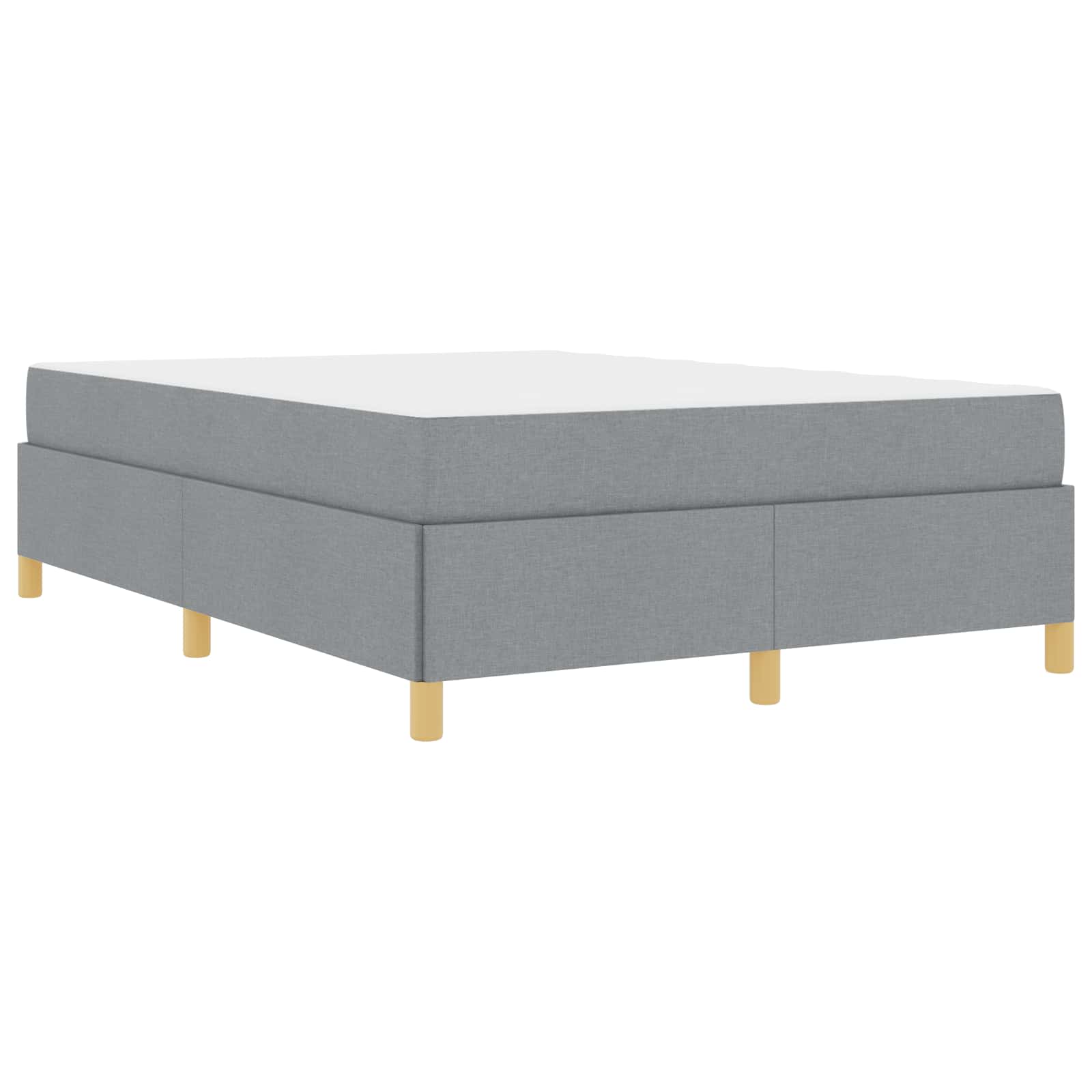 Struttura del letto Grigio chiaro 140 x 190 cm Tessuto | homemem39