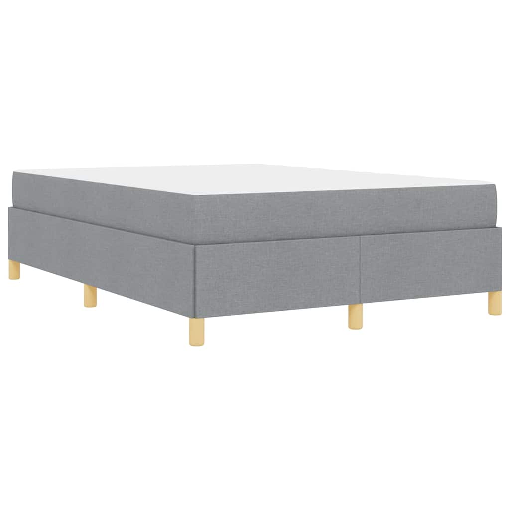 Struttura del letto Grigio chiaro 140 x 190 cm Tessuto | homemem39