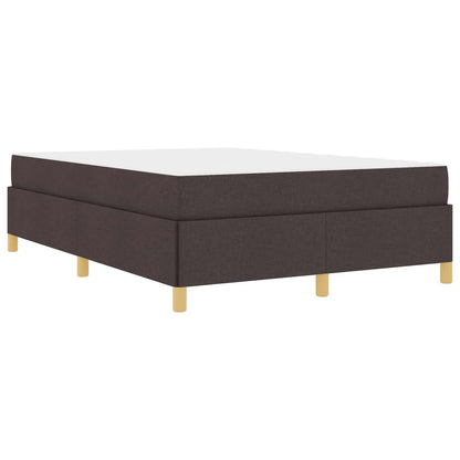Struttura del letto Marrone Scuro 140 x 190 cm Tessuto | homemem39