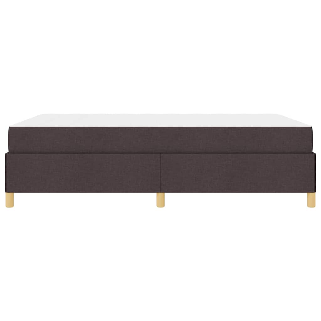 Struttura del letto Marrone Scuro 140 x 190 cm Tessuto | homemem39