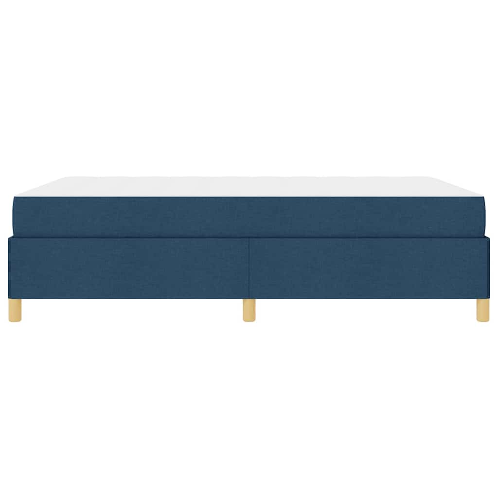 Struttura del letto con materasso Blu 140 x 190 cm Tessuto | homemem39