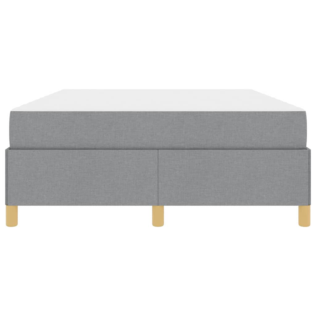 Struttura del letto Grigio chiaro 140 x 200 cm Tessuto