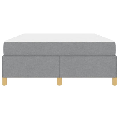 Struttura del letto Grigio chiaro 140 x 200 cm Tessuto