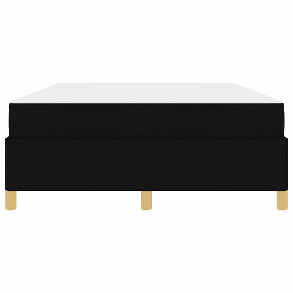 Struttura del letto con materasso Nero 140 x 200 cm Tessuto