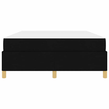 Struttura del letto con materasso Nero 140 x 200 cm Tessuto