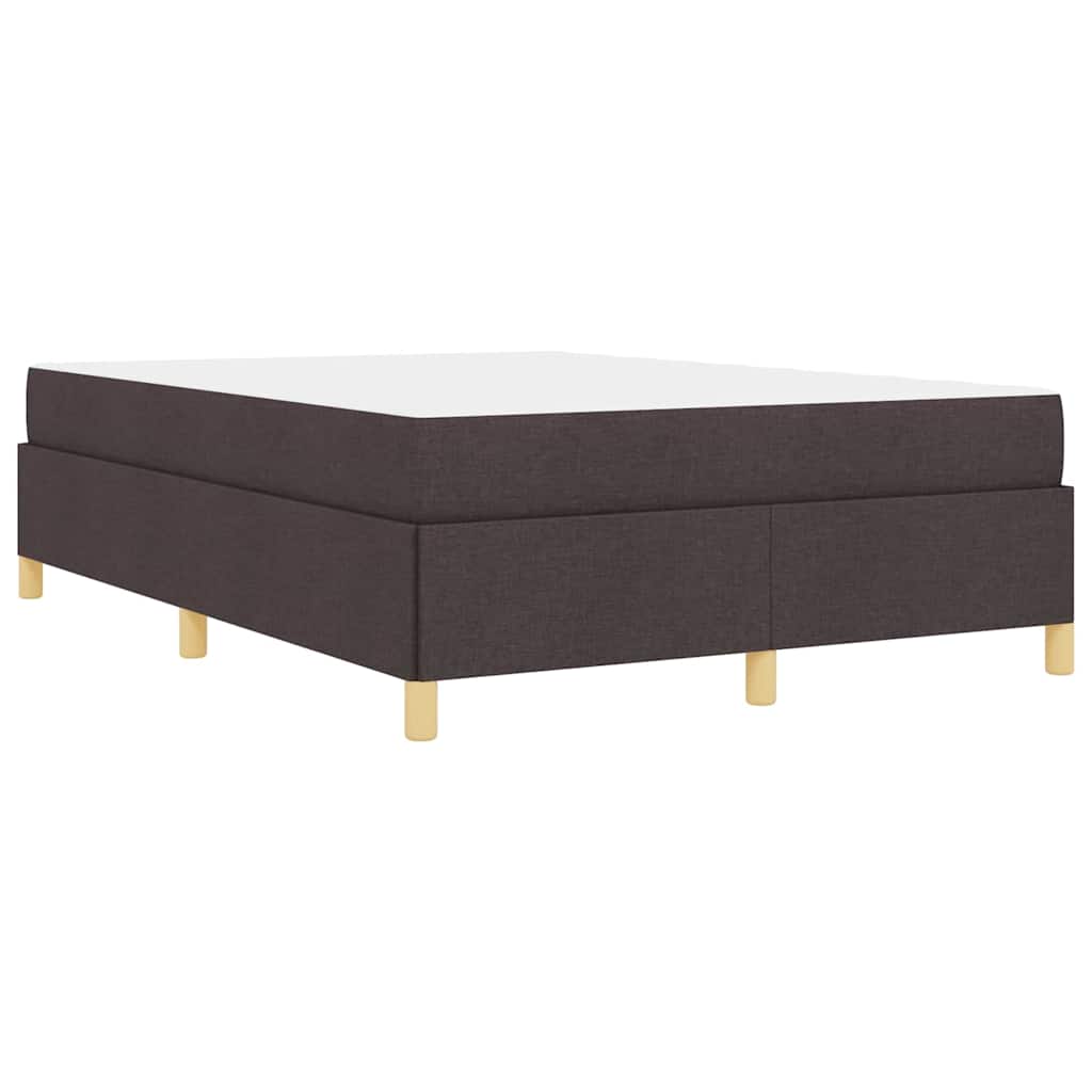 Struttura del letto Marrone Scuro 140 x 200 cm Tessuto | homemem39