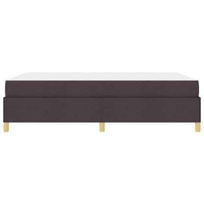 Struttura del letto Marrone Scuro 140 x 200 cm Tessuto | homemem39