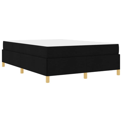 Struttura del letto con materasso Nero 160 x 200 cm Tessuto | homemem39