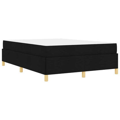 Struttura del letto con materasso Nero 160 x 200 cm Tessuto | homemem39