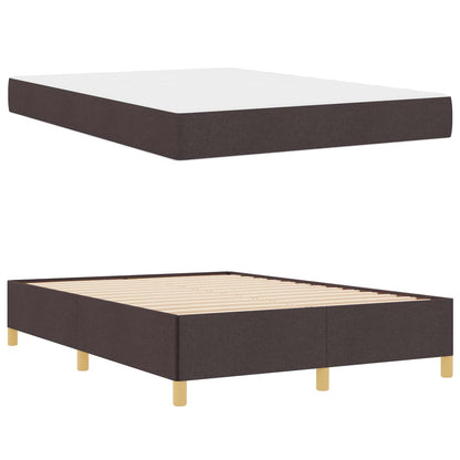 Struttura del letto Marrone Scuro 160 x 200 cm Tessuto | homemem39