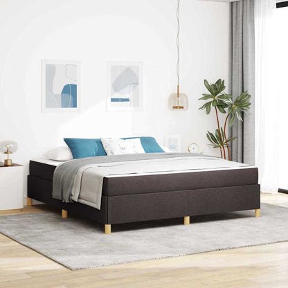 Struttura del letto Marrone Scuro 180 x 200 cm Tessuto | homemem39