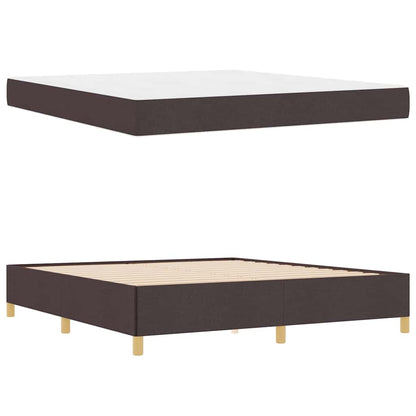 Struttura del letto Marrone Scuro 180 x 200 cm Tessuto | homemem39