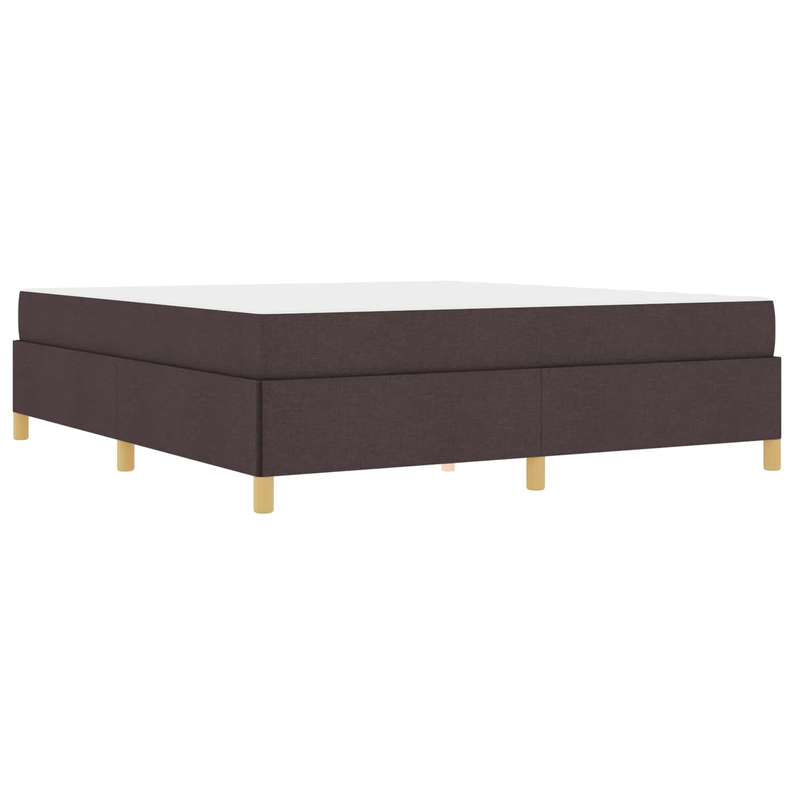 Struttura del letto Marrone Scuro 180 x 200 cm Tessuto | homemem39