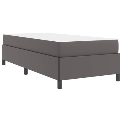 Struttura del letto con materasso Grigio 90 x 200 cm Tessuto | homemem39