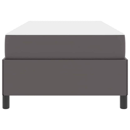 Struttura del letto con materasso Grigio 90 x 200 cm Tessuto | homemem39
