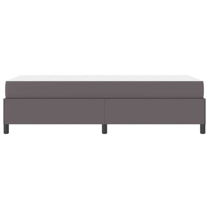 Struttura del letto con materasso Grigio 100 x 200 cm Tessuto | homemem39