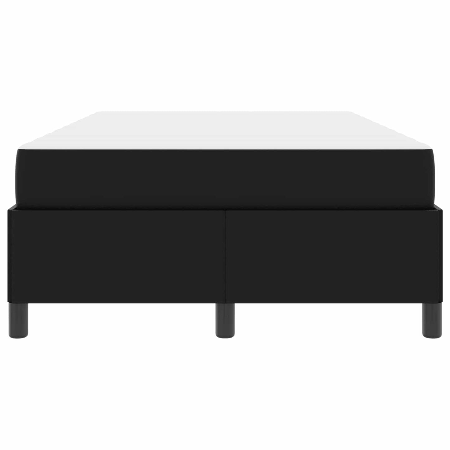 Struttura del letto con materasso Nero 120 x 190 cm Tessuto | homemem39