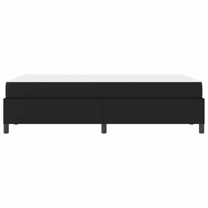 Struttura del letto con materasso Nero 120 x 190 cm Tessuto | homemem39