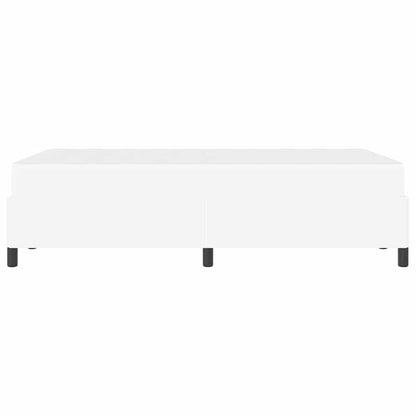 Struttura del letto con materasso Bianco 120 x 190 cm Tessuto | homemem39