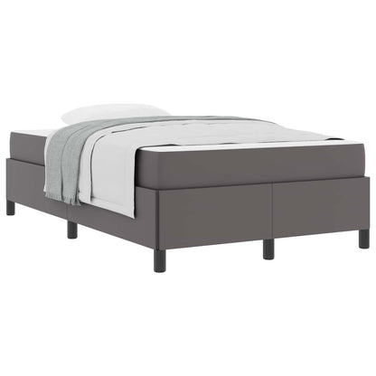 Struttura del letto con materasso Grigio 120 x 190 cm Tessuto | homemem39