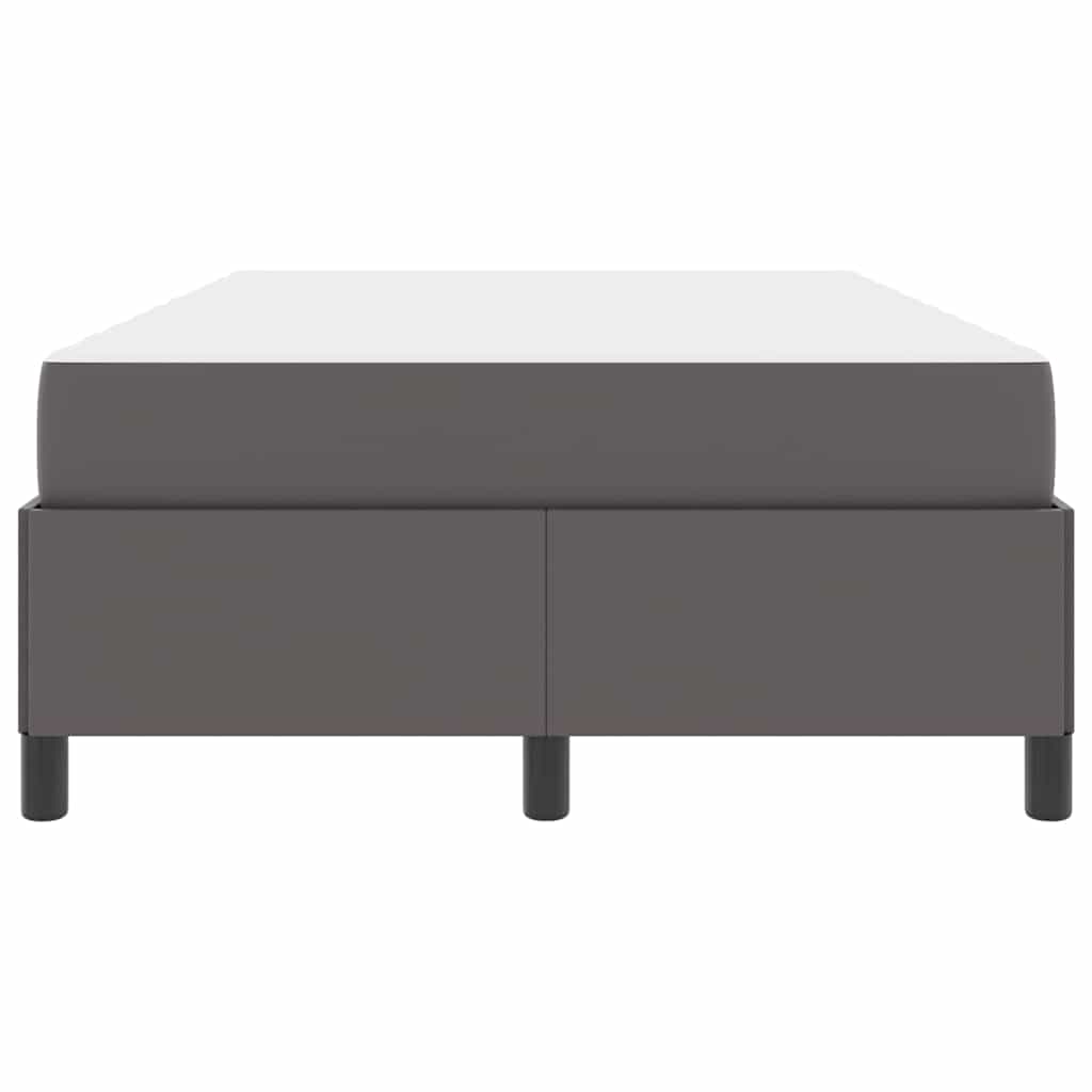 Struttura del letto con materasso Grigio 120 x 190 cm Tessuto | homemem39