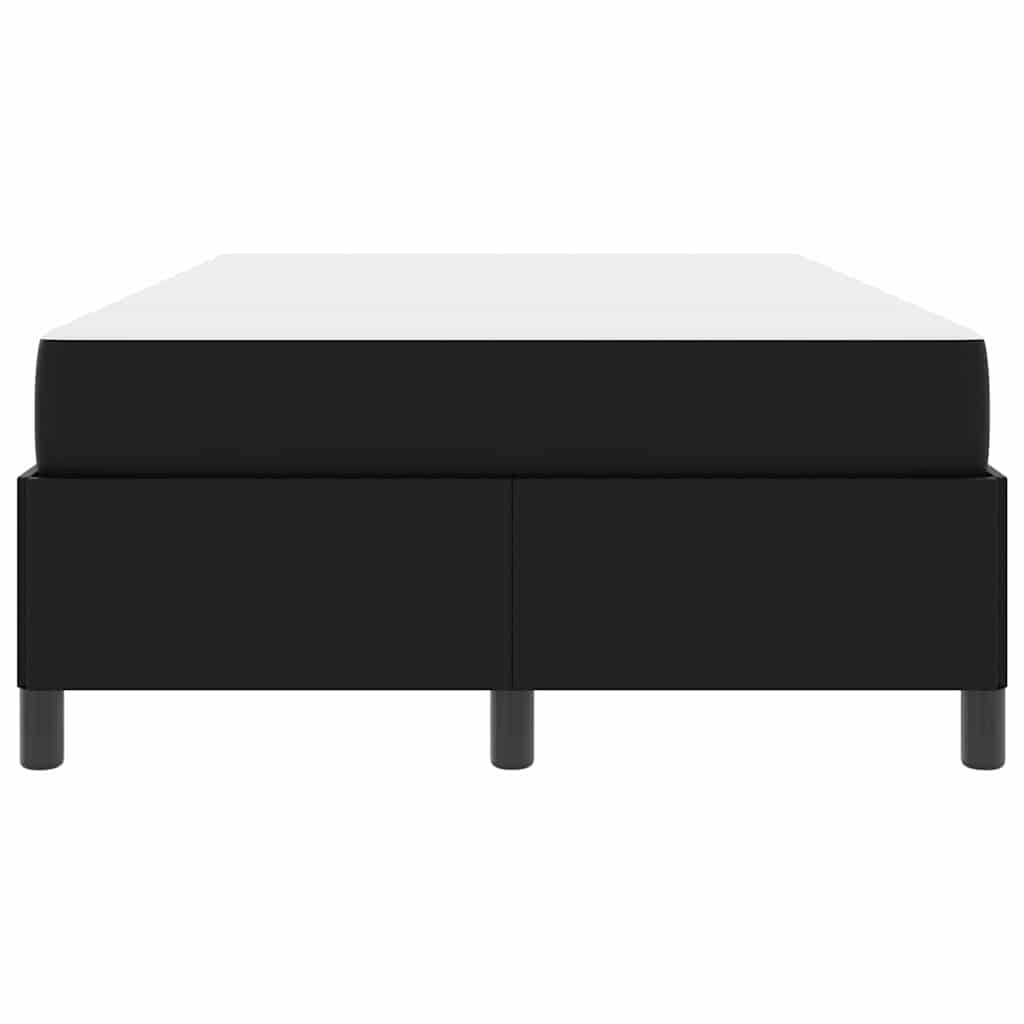 Struttura del letto con materasso Nero 120 x 200 cm Tessuto