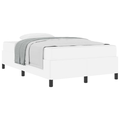Struttura del letto con materasso Bianco 120 x 200 cm Tessuto | homemem39