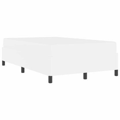 Struttura del letto con materasso Bianco 120 x 200 cm Tessuto | homemem39