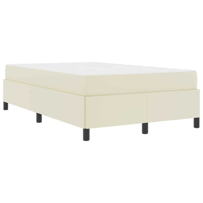 Struttura del letto con materasso Crema 120 x 200 cm Tessuto | homemem39