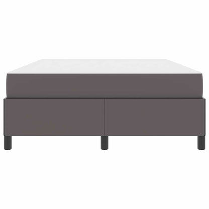 Struttura del letto con materasso Grigio 140 x 190 cm Tessuto